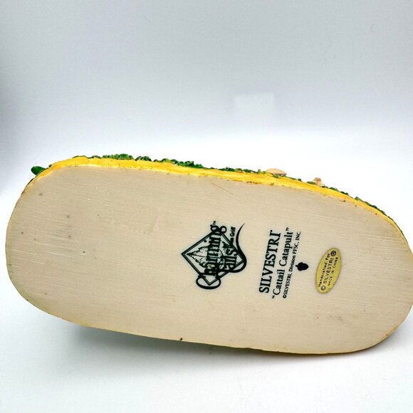 Charming Tails Silvestri Figurine Cattails Catapult Dean Griff  Mice 87/448 Vtg - Picture 7 of 12